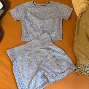 Stylish Blue Workout set